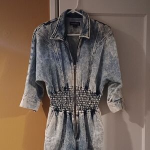 Retrofete Blue Denim Jumpsuit